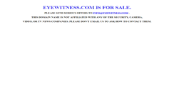 Desktop Screenshot of eyewitness.com